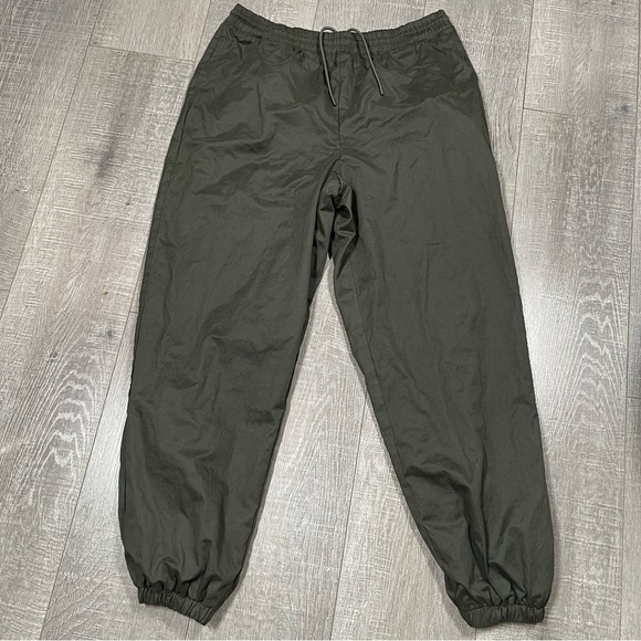 GOOD AMERICAN Track Joggers Size 3 Large Green - Picture 4 of 8